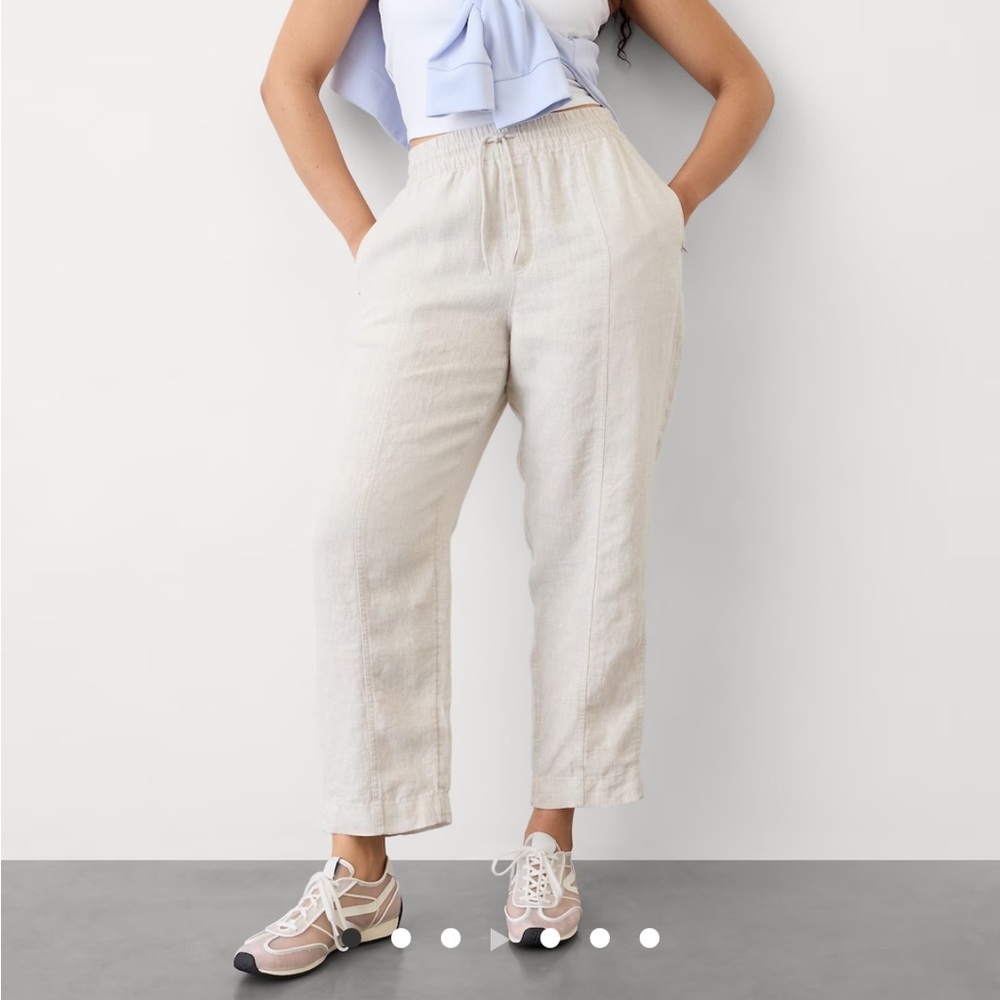 Athleta Retreat Linen Ankle Pant